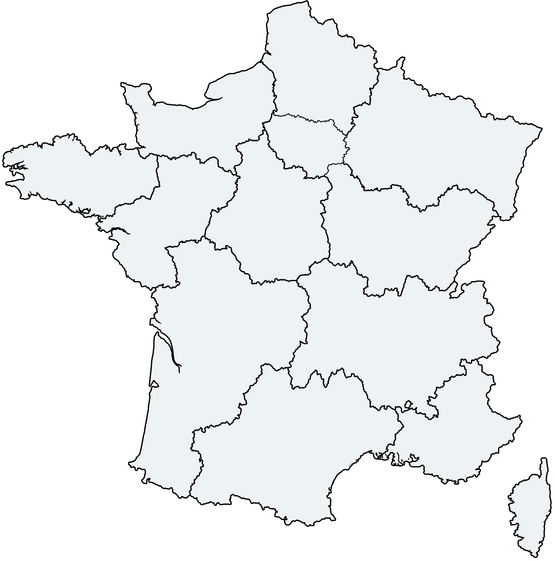 Cartes Régions France